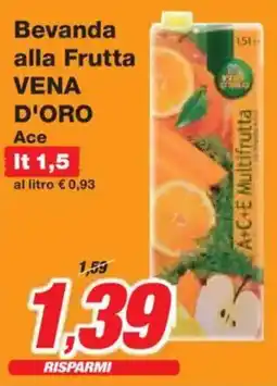 Prix Quality Bevanda alla Frutta VENA D'ORO Ace offerta