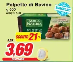 Prix Quality AMICA NATURA Polpette di Bovino offerta