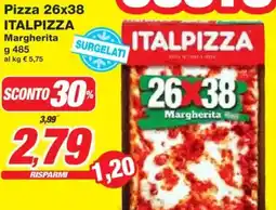 Prix Quality Pizza 26x38 ITALPIZZA Margherita offerta