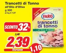 Prix Quality FARO Trancetti di Tonno all'Olio d'Oliva offerta
