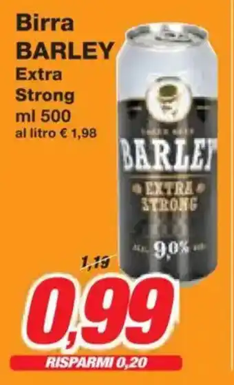 Prix Quality Birra BARLEY Extra Strong offerta