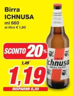 Prix Quality Birra ICHNUSA offerta