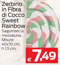 Prix Quality Zerbino in Fibra di Cocco Sweet Rainbow offerta