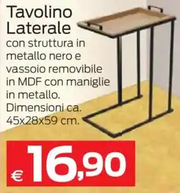 Prix Quality Tavolino Laterale offerta