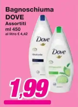 Prix Quality Bagnoschiuma DOVE offerta