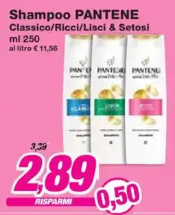 Prix Quality Shampoo PANTENE Classico/Ricci/Lisci & Setosi offerta