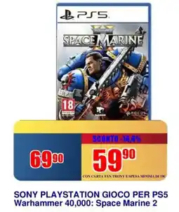 Trony SONY PLAYSTATION GIOCO PER PS5 offerta