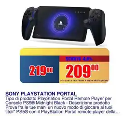 Trony Sony playstation portal offerta