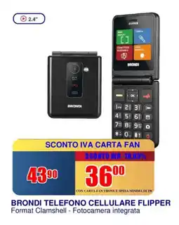 Trony Brondi telefono cellulare flipper offerta