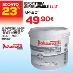 Bricofer Paramatti idropittura superlavabile offerta