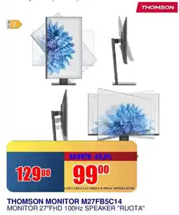 Trony THOMSON MONITOR M27FB5C14 offerta