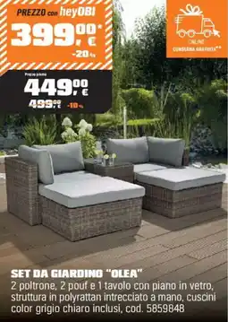 OBI Set da giardino "olea" offerta