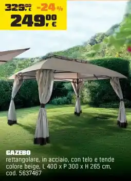 OBI Gazebo offerta