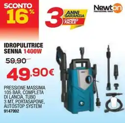 Bricofer Newton idropulitrice senna 1400W offerta