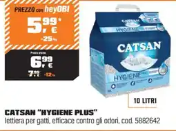 OBI Catsan "hygiene plus" offerta