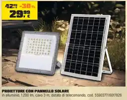 OBI Proiettore con pannello solare offerta