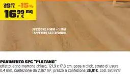 OBI Pavimento spc "platano" offerta