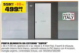 OBI Porta blindata da esterno "super" offerta
