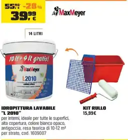 OBI Maxmeyer idropittura lavabile "L 2010" offerta