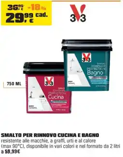 OBI 3V3 Smalto per rinnovo cucina e bagno offerta