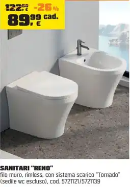 OBI Sanitari "RENO" offerta
