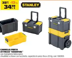 OBI Stanley carrello porta attrezzi "essential" offerta