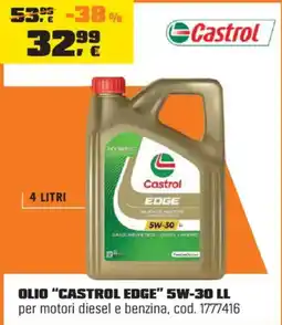OBI OLIO "CASTROL EDGE" 5W-30 LL offerta