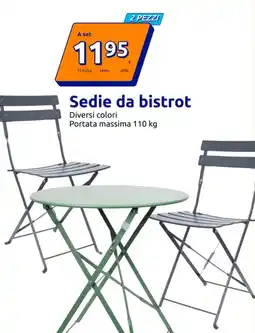 Action Sedie da bistrot Set offerta