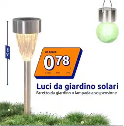 Action Luci da giardino solari offerta