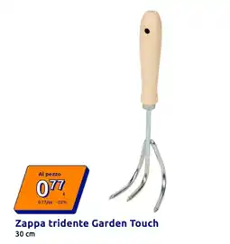Action Zappa tridente Garden Touch 30 cm offerta