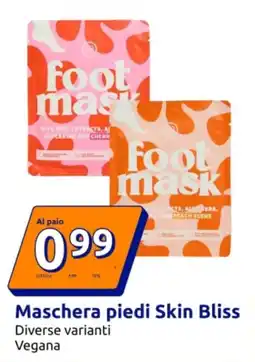 Action Maschera piedi Skin Bliss offerta