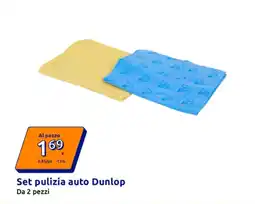 Action Set pulizia auto Dunlop offerta