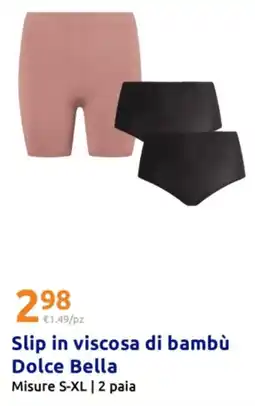 Action Slip in viscosa di bambù Dolce Bella offerta