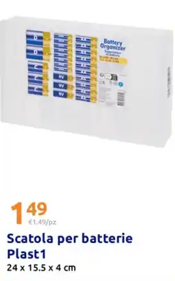 Action Scatola per batterie Plast1 offerta