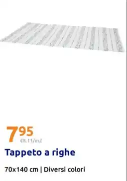 Action Tappeto a righe offerta
