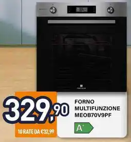 Unieuro Electroline FORNO MULTIFUNZIONE MEOB70V9PF offerta