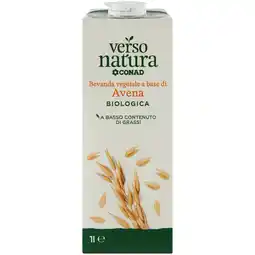 Spazio Conad BEVANDA VEGETALE BIOLOGICA VERSO NATURA CONAD offerta