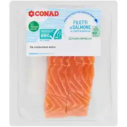 Spazio Conad FILETTI DI SALMONE CONAD PERCORSO QUALITÀ offerta