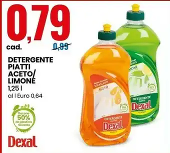 Eurospin Detergente piatti aceto/ limone offerta