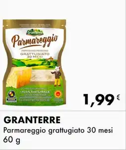 Iper Tosano GRANTERRE Parmareggio grattugiato 30 mesi offerta