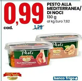 Pesto alla mediterranea 130 g