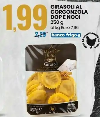 Eurospin Girasoli al gorgonzola dop e noci 250 g offerta