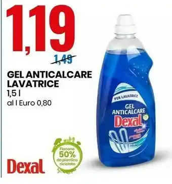 Eurospin Gel anticalcare lavatrice offerta
