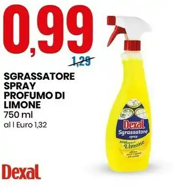 Eurospin Sgrassatore spray profumo di limone offerta