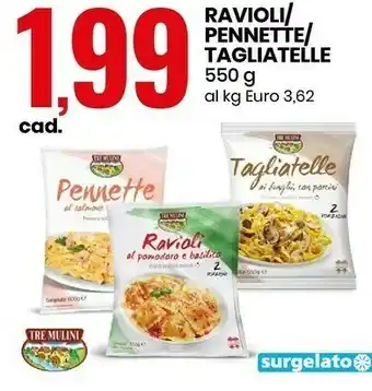Eurospin Ravioli al pomodoro e basilico 550 g(ml) offerta