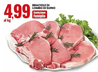 Eurospin Braciole di lombo di suino offerta