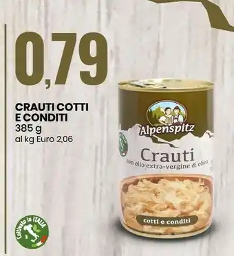 Eurospin Crauti con olio extra-vergine di oliva 385 g(ml) offerta