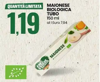 Eurospin Maionese biologica tubo offerta