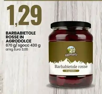 Barbabietole rosse in agrodolce