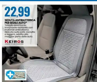Eurospin Keiros seduta antibatterica per sedile auto offerta